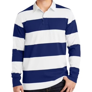 Camiseta de polo personalizada de la mejor calidad para hombre, de manga larga Camiseta clásica para Rugby, ropa informal, precio barato, camisetas de polo de rugby 2025 - Product Image 1