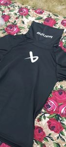 Chemise intérieure de hockey sur glace en polyester haute résistance, respirante, à séchage rapide, résistante aux coupures, protection du cou, couche de compression, senior - Product Image 6