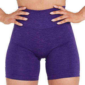 2023 Summer Lyacra Fabric High Waist <b>Women</b> Biker <b>Shorts</b> Buttery Soft <b>Yoga</b> <b>Shorts</b> <b>Women</b> - Product Image 4