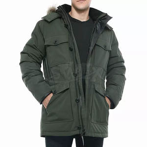 Parka Profesional para Hombre, Corte Ajustado, Informal, Gruesa, para Exteriores, con Personalización - Product Image 1
