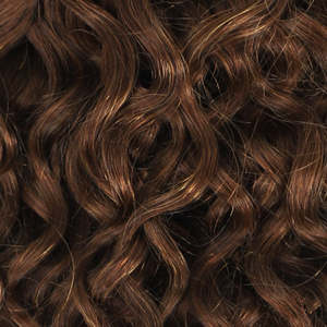 คลิปต่อผมมนุษย์แบบหยิกฟู # 4 เฉดสีน้ำตาลเกาลัดแบบลอนคลื่น - Product Image 2