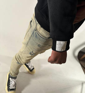 Lightweight Cotton Made Oversized Men Hoodies <b>Factory</b> Manufacturers Cotton Blended Men Puff Printing Hoodies - Product Image 5