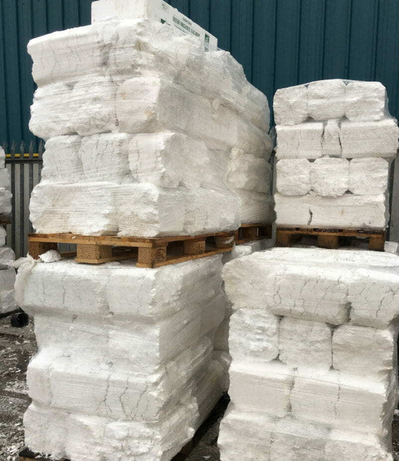 Bulk Quantity EPS Block Scrap, EPS Lump Scrap, EPS Ingots & Hot Melt EPS Scrap