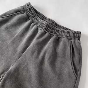 Short personnalisé pour hommes en coton délavé à l'acide Style d'été OEM Short délavé à l'acide d'usine pour hommes Tissu doux Style de rue - Product Image 3