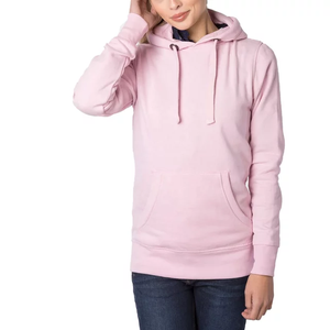 Personalizado de las mujeres Casual Slim Fit Streetwear recortada Sudadera con capucha de secado rápido de algodón de lana con capucha de cuello de temporada de invierno sudaderas con capucha - Product Image 1