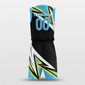 Maillot de basket-ball en mesh vierge sublimé, personnalisable avec le nom de l'équipe, à séchage rapide, pour étudiants, vente en gros - Product Image 2