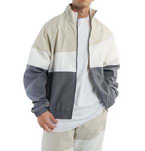 Conjunto Deportivo de 2 Piezas para Hombre, Cortavientos de Alta Calidad, con Cremallera y Logotipo Personalizado, 100% Algodón, Tallas Grandes - Product Image 5