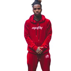 Conjunto de Sudadera con Capucha de Terciopelo Rojo para Mujer, Ropa de Salón Elástica de Algodón Suave, Estilo Casual Urbano, Chándal, Top Cómodo - Product Image 6