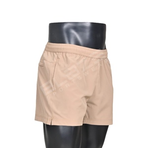OEM Logo Quick Dry Workout Zipper Pocket <b>Jogging</b> Gym Fitness Elastic Waist Solid Color <b>Short</b> Athletic <b>Men</b> Running Sweats <b>Shorts</b> - Product Image 2