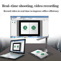 BAOSHARE Scanner de documents portable A3 20MP, interface USB, haute précision, égalisation des documents courbés, équipement de bureau professionnel, en stock