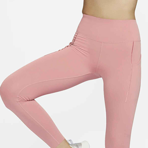 ชุดออกกำลังกายโยคะเอวสูงไร้รอยต่อ รุ่นใหม่ล่าสุด ปี 2024 พร้อมโลโก้สั่งทำพิเศษ สำหรับผู้หญิงไซส์พลัส กางเกงเลกกิ้งยกกระชับสะโพก สำหรับออกกำลังกายในยิมและฟิตเนส - Product Image 5