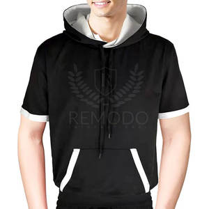 Sudaderas con capucha para hombre Conjunto corto Sudaderas con capucha de último estilo Conjunto corto Diseño único de calidad premium - Product Image 3