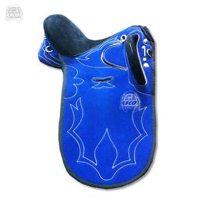 Vente en gros selle anglaise personnalisée selle de cheval de course en cuir synthétique de qualité supérieure avec raccords durables - Product Image 5