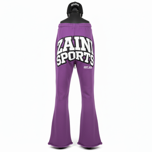 กางเกงขาบานผ้าแคนวาสสำหรับผู้ชายกางเกงซักทรงหลวมน้ำหนักเบาออกแบบโลโก้ได้ตามต้องการ - Product Image 3