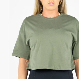 Derniers modèles de t-shirts Slim Fit pour femmes à vendre Crop vierges Tops pour femmes de toutes les couleurs et tailles - Product Image 4