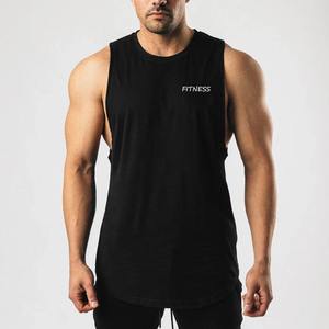 Fabricant OEM de vente en gros sur mesure, fournisseur de débardeurs de sport pour hommes en tissu interlock, production en vrac - Product Image 5