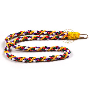 Cordones de uniforme de Fuerzas Armadas hechos a medida con cordón de silbato trenzado y patrón de logotipo de cintas para uniformes de vestir ceremoniales - Product Image 2