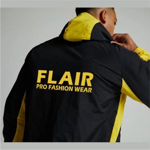 Veste coupe-vent imperméable et respirante avec capuche pliable pour homme, fermeture éclair - Product Image 5