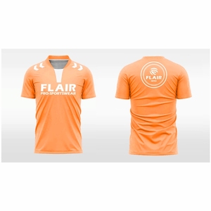 เสื้อฟุตบอลผ้าโพลีเอสเตอร์สำหรับ100% เสื้อฟุตบอลแบบตัดอัตโนมัติด้านหน้าสั้นระบายอากาศได้ดี - Product Image 2