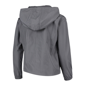 Chaquetas cortavientos ligeras de alta calidad para hombre, logotipo personalizado, lona impermeable, cremallera frontal, resorte ajustable en forma de capucha - Product Image 6