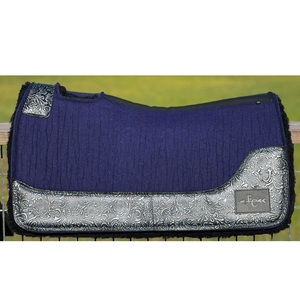 Cojín de gel de cuero resistente, almohadilla de sillín occidental antideslizante con forro polar para viajes largos, exportación mundial desde India - Product Image 1