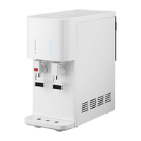 Distributeur d'eau chaude et froide Moolmang avec système de filtration UF à 4 étages, purificateur d'eau de comptoir de bureau SL218 blanc