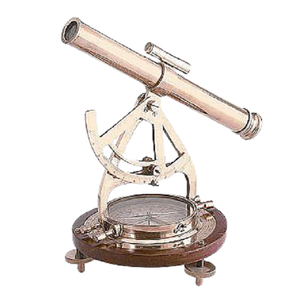 Bonne qualité décoration de la maison Antique en laiton jumelles étui en cuir télescope décor avec Vintage binoculaire victorien Marine - Product Image 1