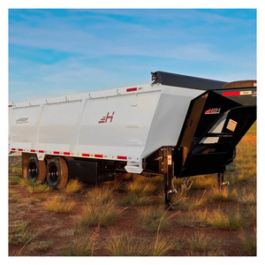 Remorque agricole robuste avec essieu tandem, système hydraulique de prise de force et porte à grain polyvalente pour le travail rural à usages multiples - Product Image 5