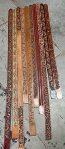 Ceintures en cuir usinées à la main sur mesure en cuir véritable style occidental durable, fabriquées à la main et conçues pour durer - Product Image 4