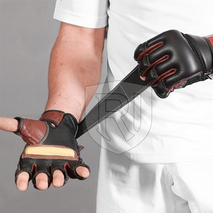 Guantes de MMA de Alta Calidad del Mejor Fabricante, Guantes de Cuero con Absorción de Humedad, Cierre de Gancho y Bucle, Personalizables - ¡Oferta! Precio Bajo - Product Image 4