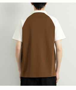 Moda de verano unisex para Polo, diseño raglán, poliéster de dos tonos personalizado, manga corta, logotipo de Golf, estampado bordado - Product Image 3