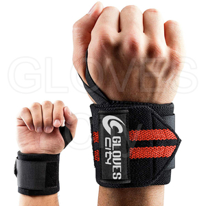 Gants élastiques super lourds City Wrist Wrap Logo personnalisable Compression Workout Gym Accessoire avec réglage respirant - Product Image 1