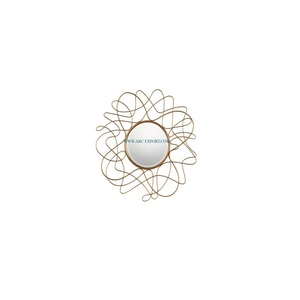 กระจกติดผนังโต๊ะเครื่องแป้งกระจกกระจกติดผนังกระจกตกแต่งบ้านแบบคลาสสิกงานแฮนด์เมดขายดี - Product Image 1