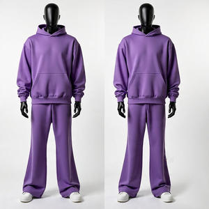 2025 nouveauté personnalisé hommes survêtements Logo Tech polaire Zip plaine Jogging hommes survêtement hommes sweats à capuche fabricant en gros - Product Image 4