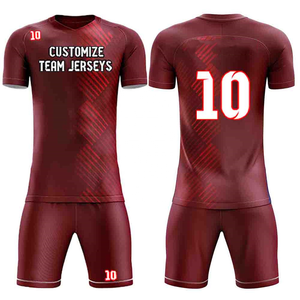 Nouveauté maillot de football de compétition professionnelle kit court uniforme de football avec logo sublimé personnalisé pour les sports d'hiver - Product Image 1