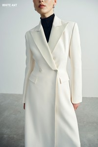 Manteau long de luxe pour femmes manteaux à simple boutonnage Bridget Maxi longueur vêtements d'hiver étiquettes personnalisées fabriquées au Vietnam - Product Image 3