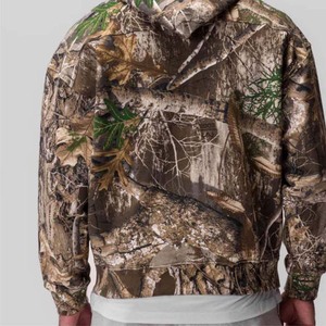 Sudaderas con capucha de caza para hombres y mujeres 100% Forro de algodón y ajuste delgado para ropa de invierno básica sudaderas con capucha para hombres OEM - Product Image 2