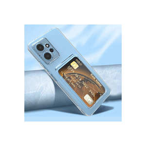 Étui de protection pour carte en silicone transparent Netzy pour Xiaomi Redmi Note 12 5G Anti-empreintes digitales Antichoc Transparent Électroplaté - Product Image 2