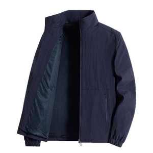 2025 Hot Selling <b>Men's</b> Fleece <b>Jacket</b> New Fashion <b>Denim</b> Stand Collar Winter Waterproof Breathable - Product Image 1
