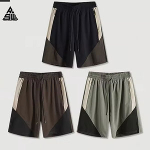 กางเกงขาสั้นกีฬาผู้ชายทรงลำลอง ความยาวระดับเข่า ผ้าวอร์สเต็ดน้ำหนักเบา กันยับ ใส่สบาย เหมาะสำหรับออกกำลังกายและใส่ลำลอง  รับสกรีนโลโก้ตามสั่ง  สินค้าขายดี - Product Image 2