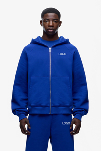 Chándal con Capucha Extra Grande para Hombre, Hecho a Medida, Transpirable, de Secado Rápido, Estampado, Ecológico, Resistente al Viento, 100% Algodón, Color Sólido, Venta al por Mayor - Product Image 4