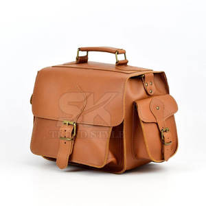 High Quality Genuine Leather Single Shade <b>Camera</b> <b>Bag</b> Professional DSLR Shoulder <b>Bag</b> - Product Image 5