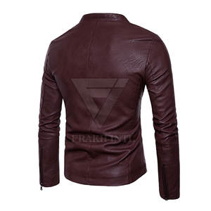 Chaqueta de cuero genuino para hombre de nuevo estilo, chaqueta de cuero para hombre de tamaño personalizado, chaqueta de invierno para hombre - Product Image 2
