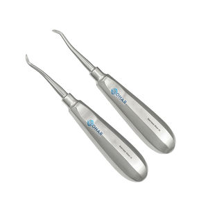 Ascenseur dentaire en acier inoxydable Chirurgie des dents Extraction de dents de dentiste Ciseau à ciseaux 92S/93S Ensemble de 2 pièces - Product Image 2
