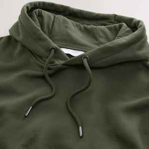 Sweat-shirt pour homme à épaules tombantes, sweat à capuche 430g, logo personnalisé, polaire lourd, pull-over écologique, 100% coton, sweat-shirts pour homme - Product Image 4