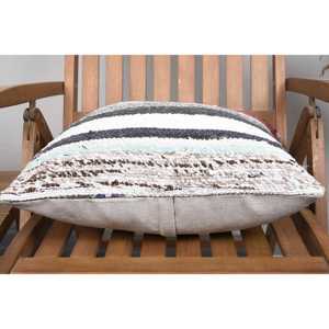 Multicolor Wool Kilim <b>18x18</b> Inch Decorative Cushion Woven Vintage Leaves Print Pattern Portable for Bedding Sofa Christmas Use - Product Image 5