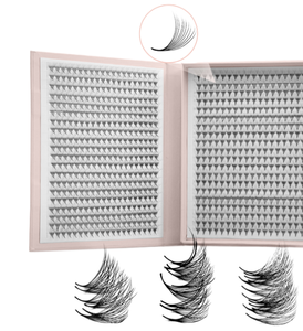 2025 NQ ขนตาปลอม16เส้นแบบทำมือสำหรับ320แบบมืออาชีพขนตาปลอม100% แคบพิเศษวัสดุสังเคราะห์พิเศษ - Product Image 1