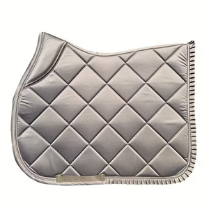 Équipement équestre, tapis de selle confortable et respirant, doublure personnalisée OEM en coton et polycoton, équitation, paillettes pour cheval - Product Image 1