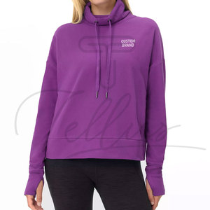 Sudadera de Invierno Personalizada para Mujer, 100% Algodón, Logotipo Frontal Personalizable - Product Image 2