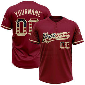 Nuevo Diseño Unisex de Alta Calidad, Jersey de Béisbol Personalizado, Color Personalizado, 100% Poliéster, Conjuntos a Precio Económico, Venta al por Mayor, Jersey de Béisbol 2026 - Product Image 1